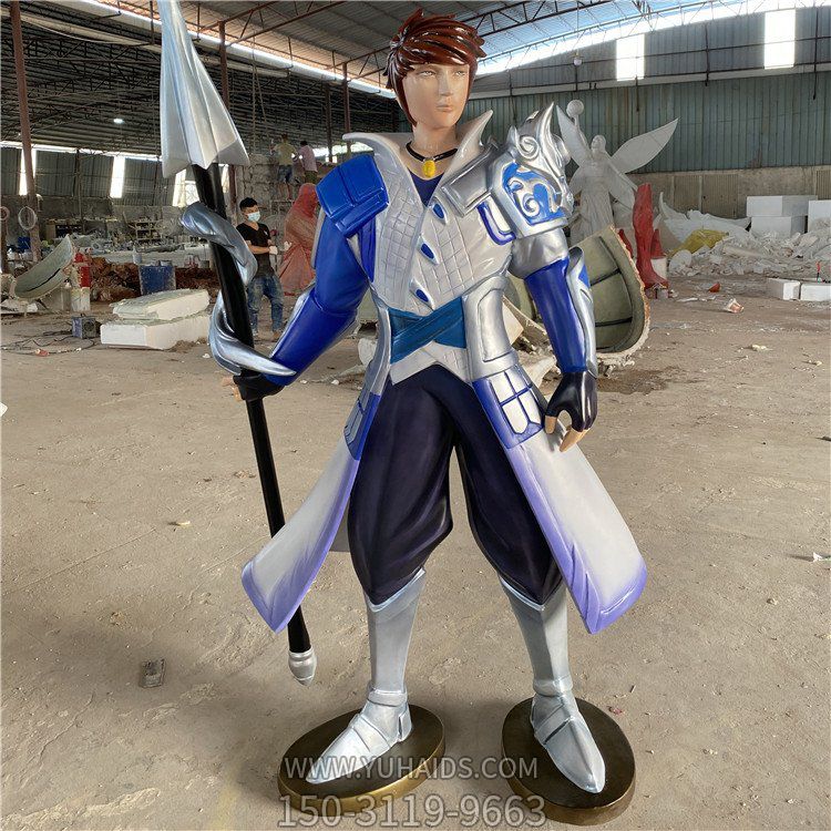 动漫电竞游戏玻璃钢卡通人物博鱼网页版