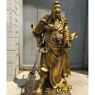 玻璃钢喷金烤漆寺庙家用武财神博鱼网页版