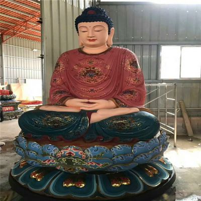 玻璃钢彩绘大型景观佛像三包佛博鱼网页版