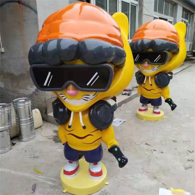 游乐园摆放卡通玻璃钢创意公仔博鱼网页版