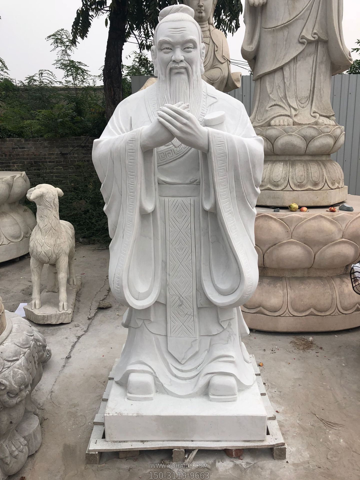 大学万世师表孔子人物大理石博鱼网页版