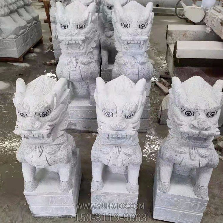 景区装饰庭院青石石狮子博鱼网页版摆件