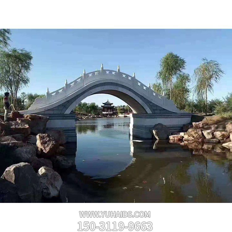 石桥青石拱桥栏杆庭院造景小桥流水精品浮雕博鱼网页版
