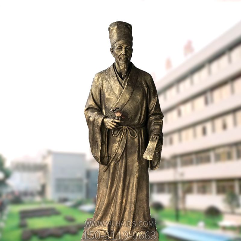 医院医学院药圣李时珍玻璃钢仿铜博鱼网页版
