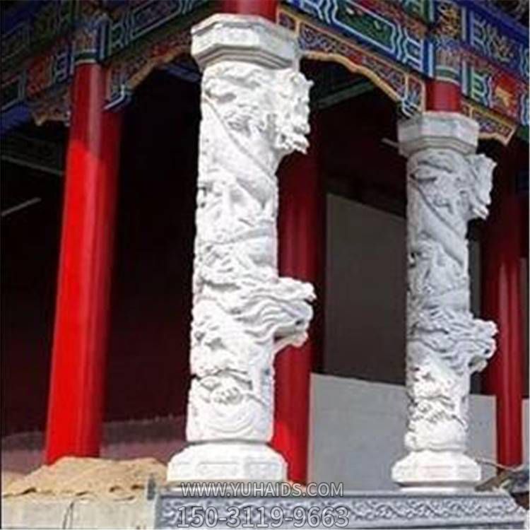 景区景点大型浮雕大理石龙柱博鱼网页版