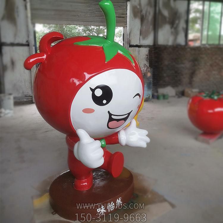 店铺美陈摆件玻璃钢卡通水果公仔博鱼网页版