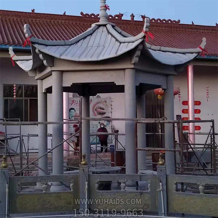 园林户外公园大理石石雕凉亭博鱼网页版摆件