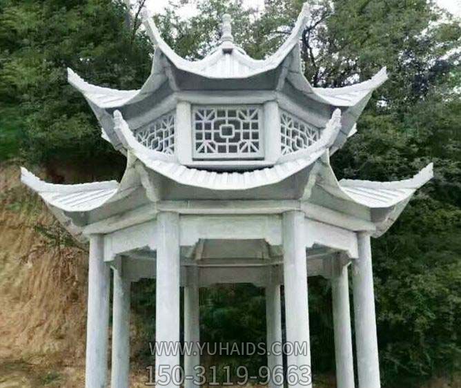 小区花园户外摆放双层镂空凉亭博鱼网页版