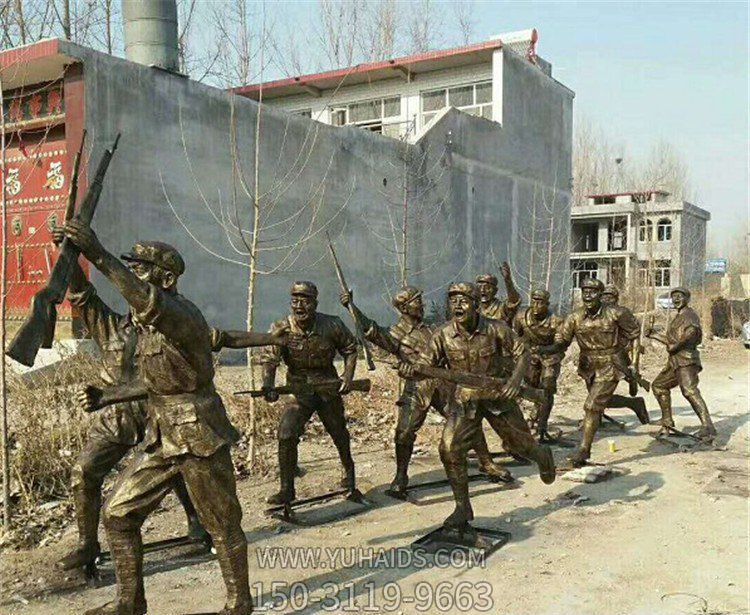 冲锋解放军人物铜解放军博鱼网页版
