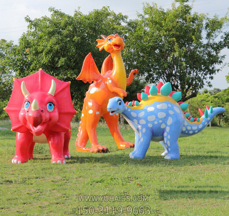 卡通恐龙玻璃钢动漫博鱼网页版