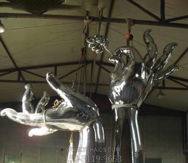 庭院花园长场镜面手捻花不锈钢手型博鱼网页版