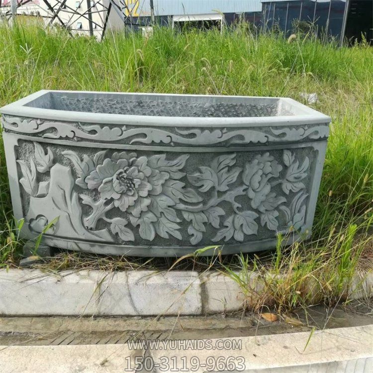 户外庭院石雕景观流水摆件 花岗岩石槽 博鱼网页版