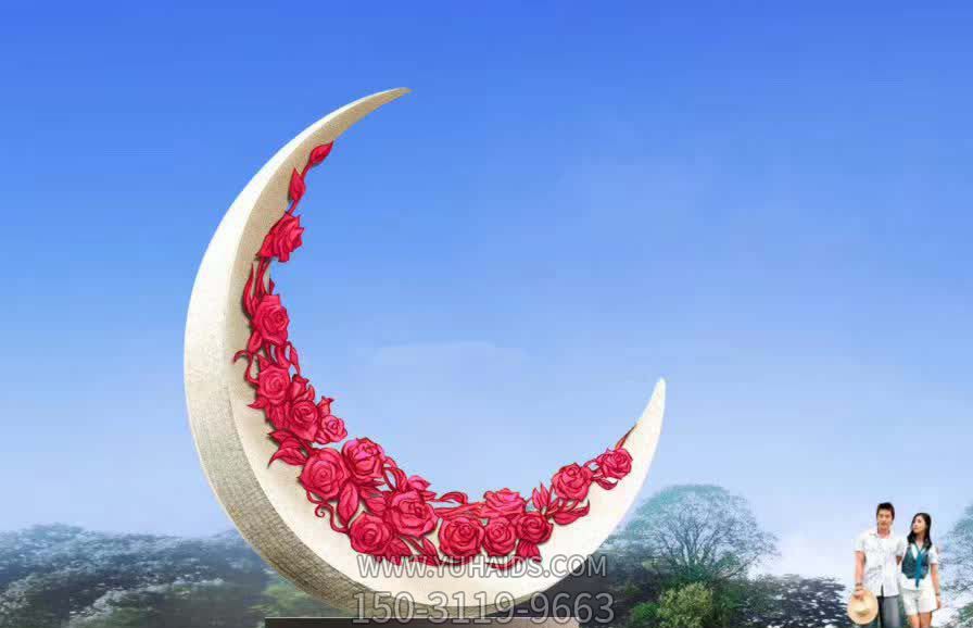 月亮博鱼网页版-户外园林装饰花丛石雕月亮博鱼网页版