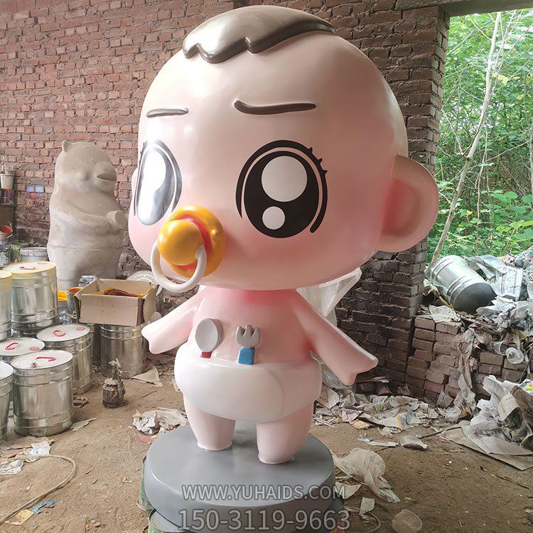 玻璃钢卡通户外景观小宝宝公仔博鱼网页版