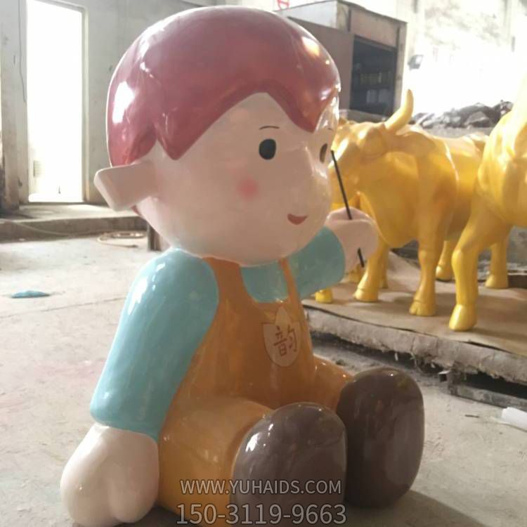 幼儿园摆放玻璃钢卡通人物博鱼网页版 