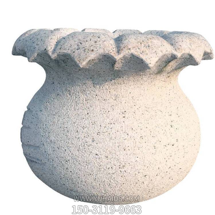 欧式大理石石雕花盆花钵博鱼网页版