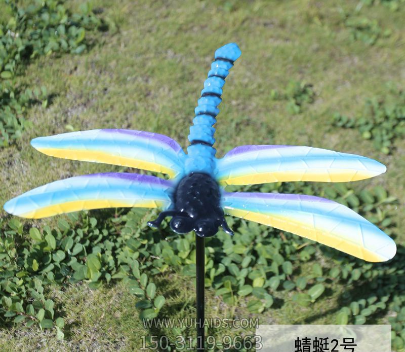 大学花园小区彩绘玻璃钢蜻蜓博鱼网页版