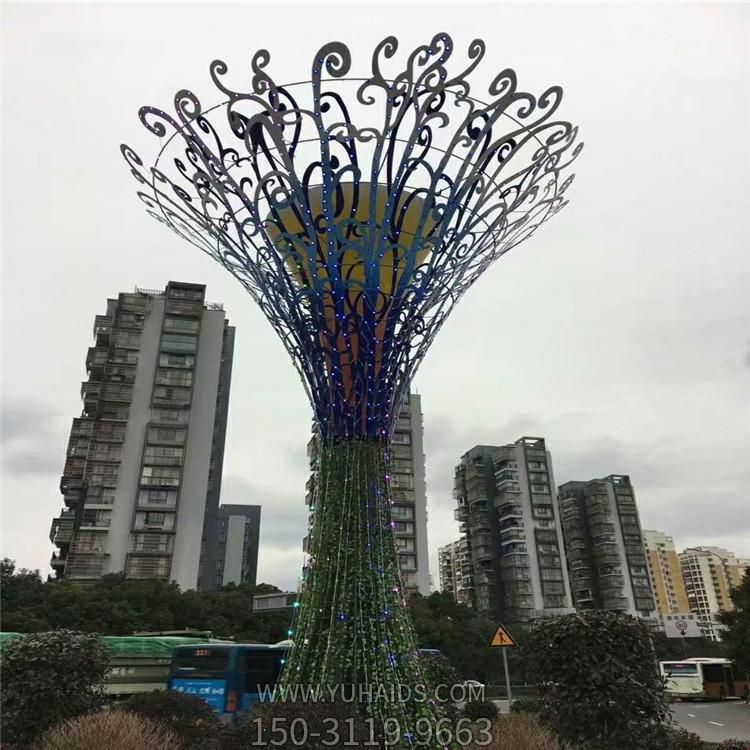 大型城市广场抽象不锈钢博鱼网页版 