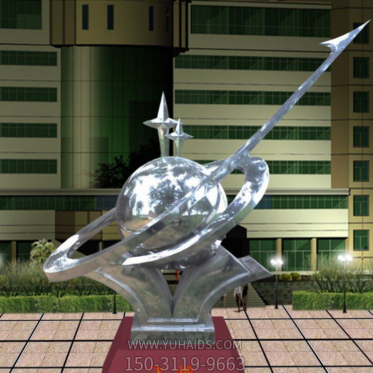 不锈钢地球仪博鱼网页版户外绿地广场校园景观博鱼网页版