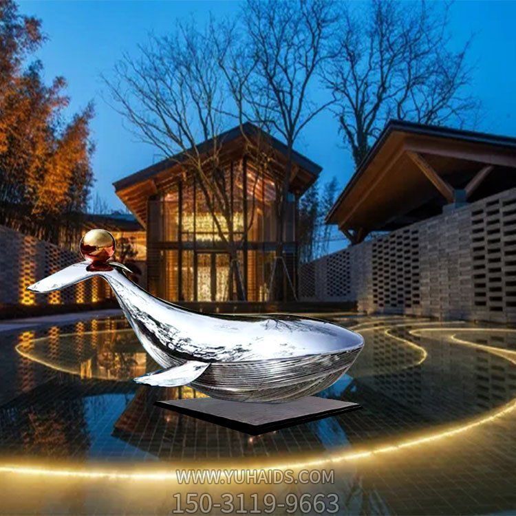 户外广场喷泉水景摆件不锈钢镜面抽象景观博鱼网页版