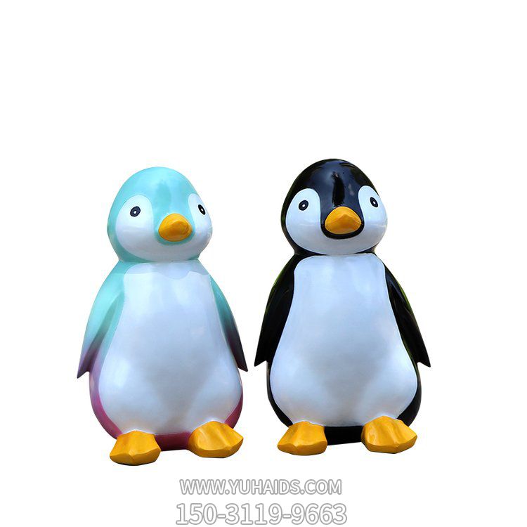 园林景区玻璃钢卡通企鹅博鱼网页版