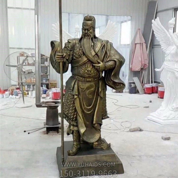 景区户外摆放铸铜  玻璃钢仿铜武财神关二爷 博鱼网页版