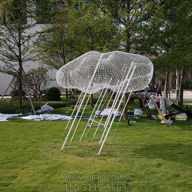 户外草坪不锈钢镂空祥云博鱼网页版