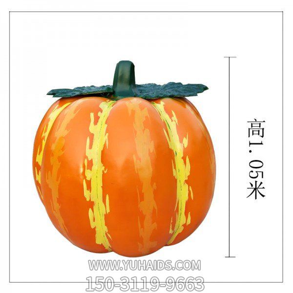 玻璃钢彩绘园林农场大型蔬菜景观南瓜博鱼网页版