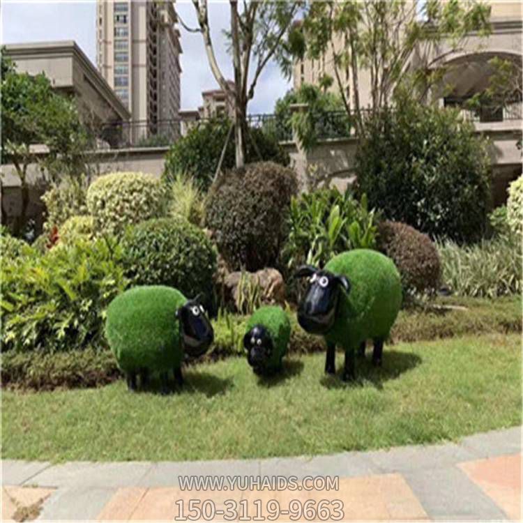 公园户外草坪玻璃钢仿真动物博鱼网页版