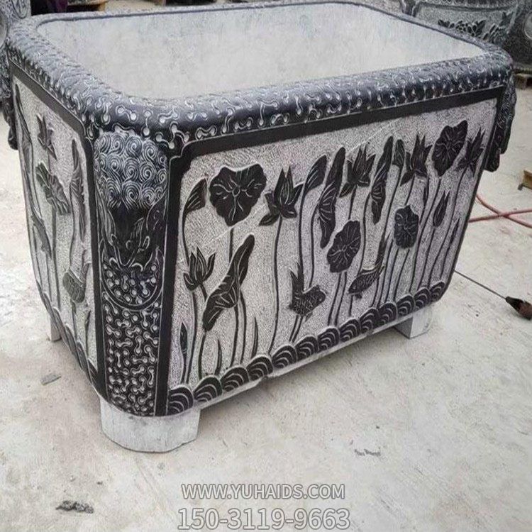 青石石雕景观庭院石缸博鱼网页版