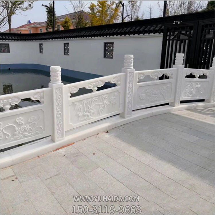池塘水景汉白玉护栏栏杆博鱼网页版