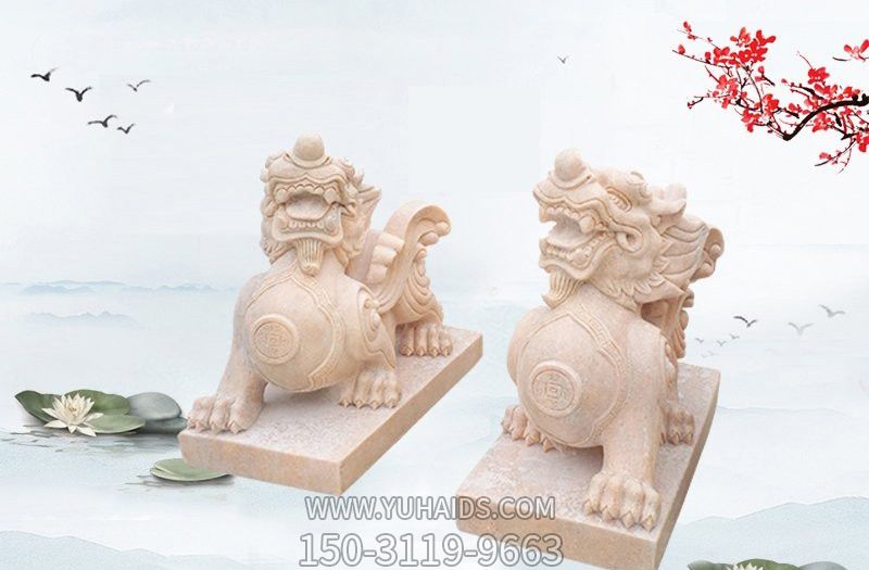石雕神兽大理石貔貅博鱼网页版