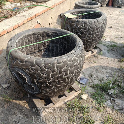 别墅庭院青石石雕浮雕鱼缸博鱼网页版