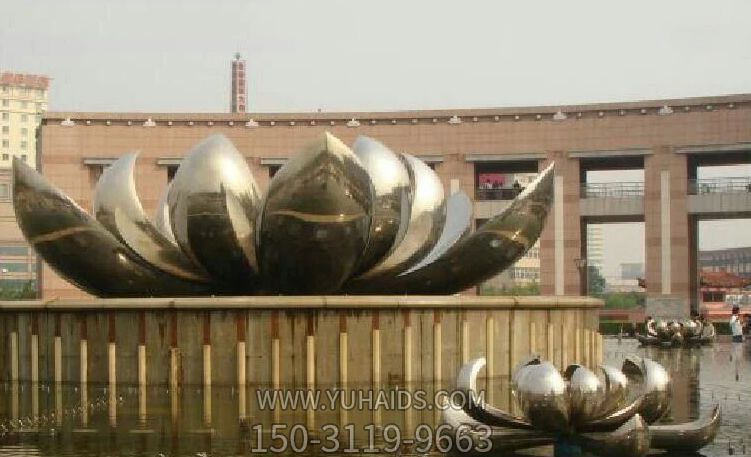 户外小区公园不锈钢工艺荷花博鱼网页版