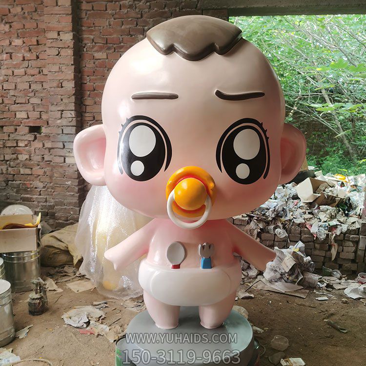 商场美陈步行街大型玻璃钢卡通人物博鱼网页版园林吉祥物装饰摆件