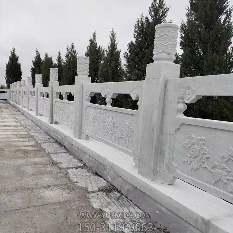 大理石石雕园林户外河道围栏摆件博鱼网页版