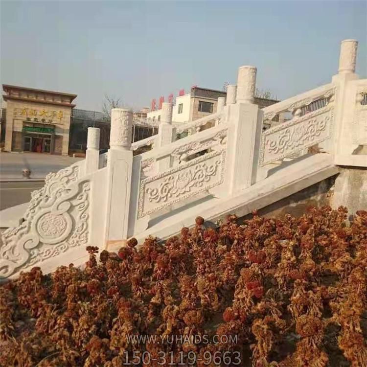 公园河道装饰汉白玉雕刻防护栏杆栏板博鱼网页版