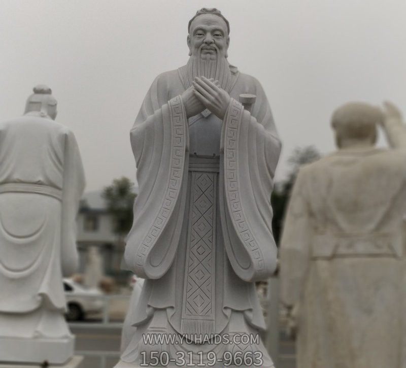 广场大理石孔子石雕博鱼网页版