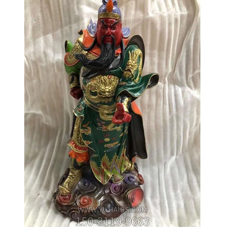 家居供奉玻璃钢彩绘武财神关公博鱼网页版