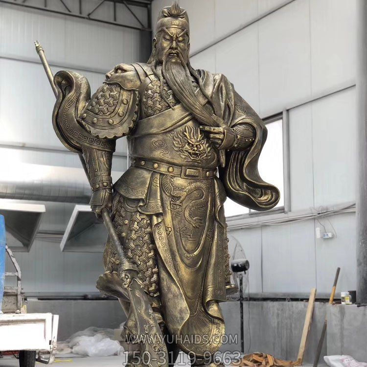 铜雕寺庙大型武财神关公博鱼网页版