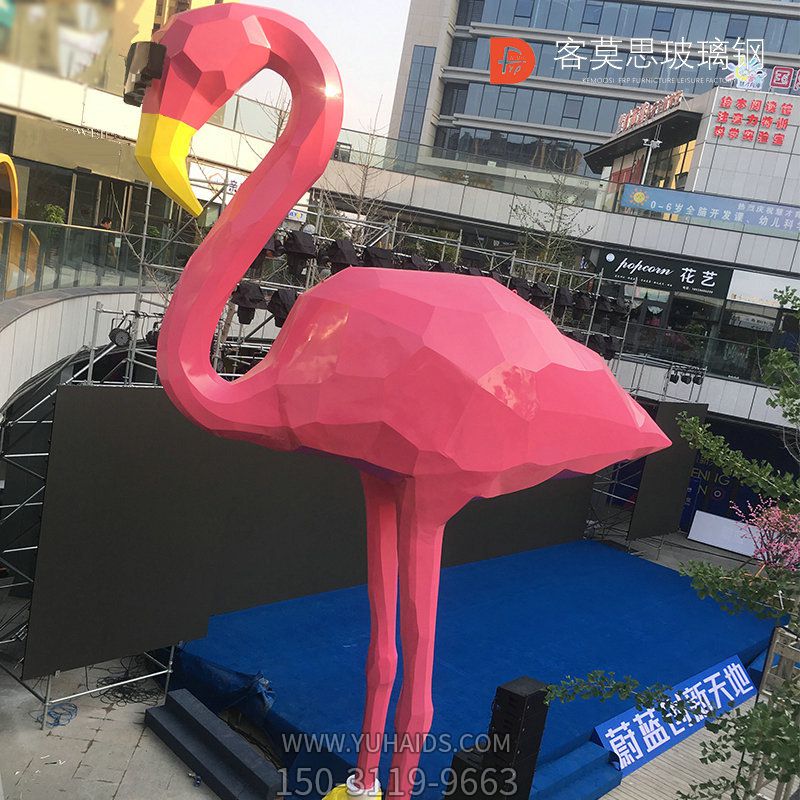 商场摆放大型玻璃钢火烈鸟博鱼网页版