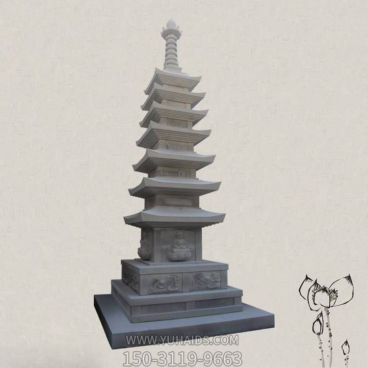 寺院青石仿古建筑八宝塔寺庙舍利塔博鱼网页版