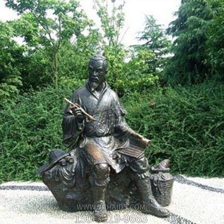 文化广场古代劳作主题人物铜像摆件博鱼网页版