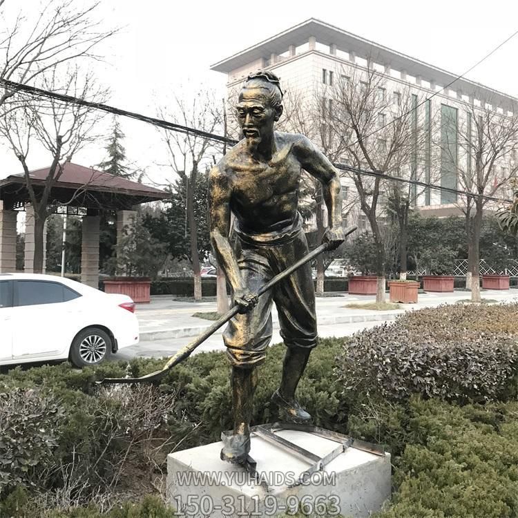 户外园林玻璃钢仿铜文化主题人物景观博鱼网页版