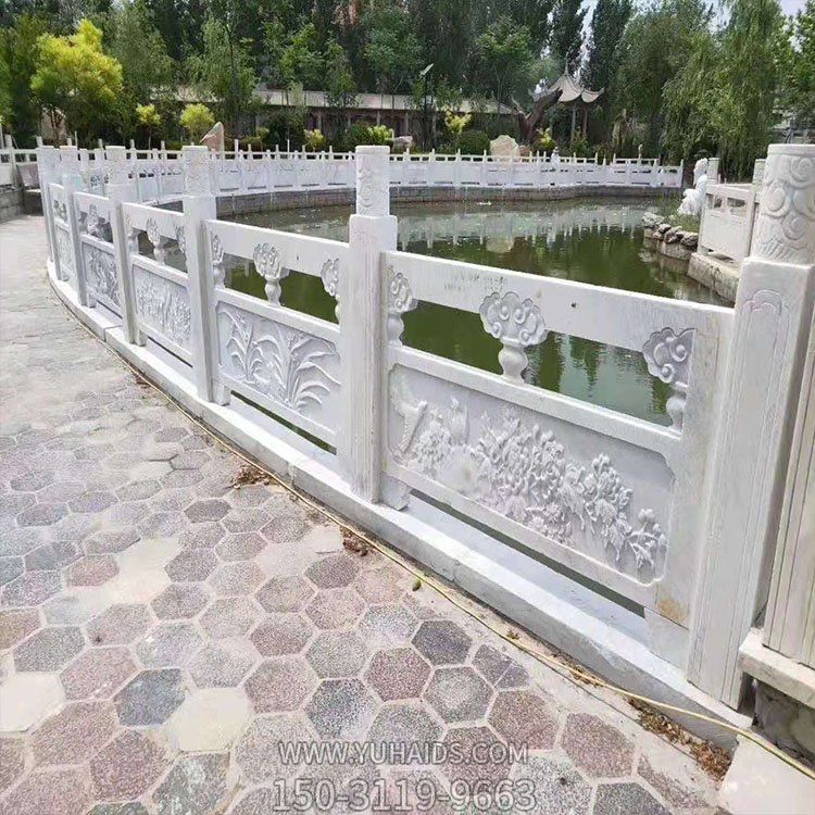 河道汉白玉石雕栏杆栏板博鱼网页版