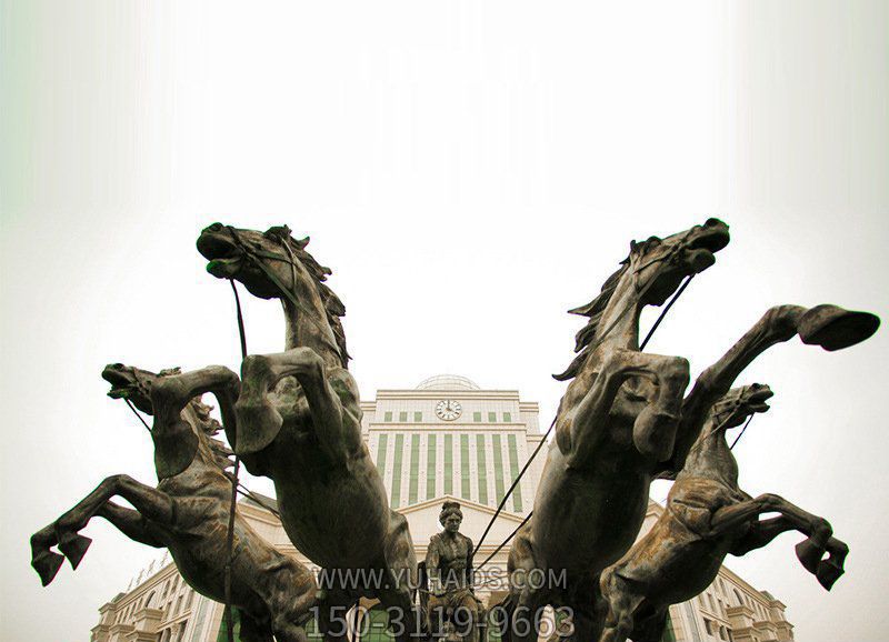 马车博鱼网页版学校城市花园广场铸造做旧马车博鱼网页版