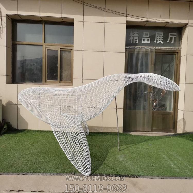 不锈钢金属网格创意鲸鱼博鱼网页版