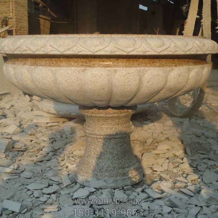 大理石砂石石雕户外园林欧式花盆博鱼网页版