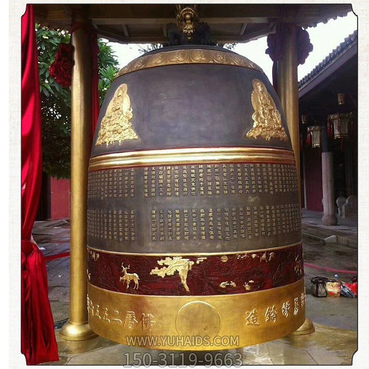 寺庙大型玻璃钢铜钟博鱼网页版