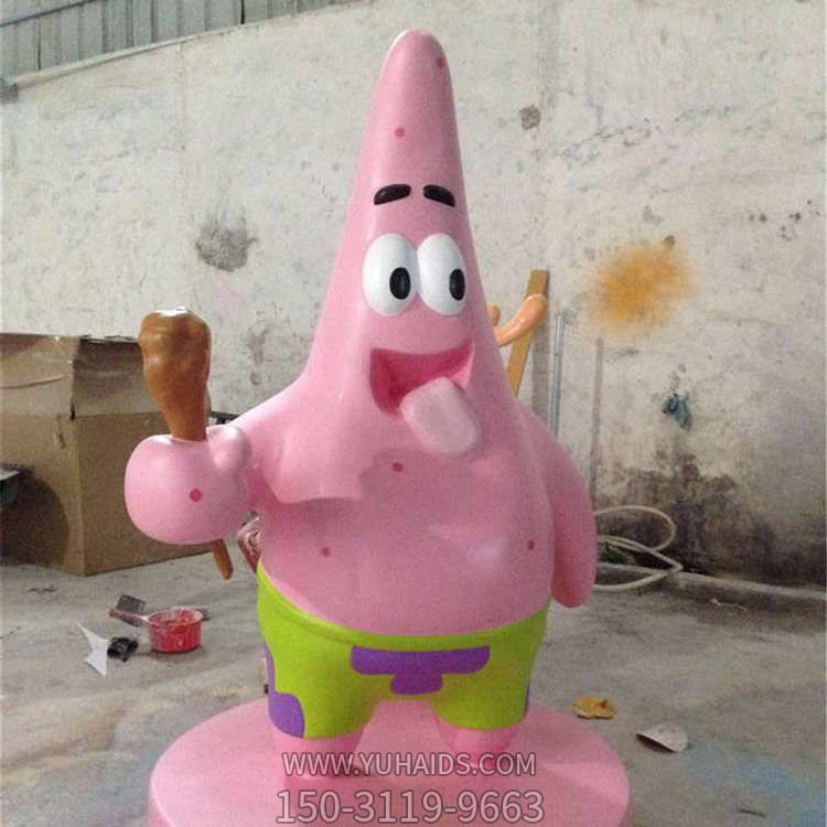 户外园林电影院玻璃钢卡通派大星博鱼网页版